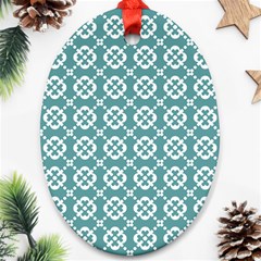 Pattern 299 Oval Ornament (two Sides) by GardenOfOphir