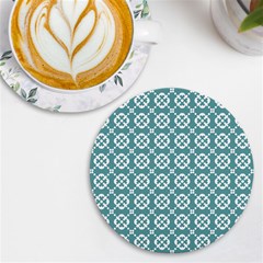 Pattern 299 Uv Print Round Tile Coaster by GardenOfOphir