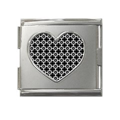 Pattern 300 Mega Link Heart Italian Charm (18mm) by GardenOfOphir