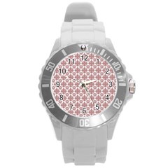 Pattern 302 Round Plastic Sport Watch (l) by GardenOfOphir