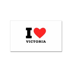 I Love Victoria Sticker (rectangular) by ilovewhateva