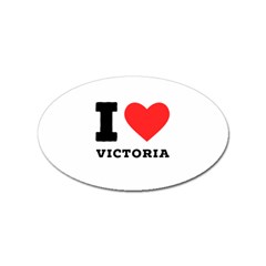 I Love Victoria Sticker Oval (100 Pack) by ilovewhateva