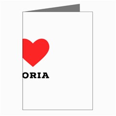 I Love Victoria Greeting Cards (pkg Of 8) by ilovewhateva