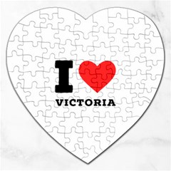 I Love Victoria Jigsaw Puzzle (heart) by ilovewhateva