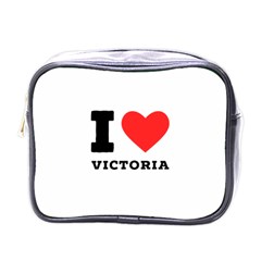 I Love Victoria Mini Toiletries Bag (one Side) by ilovewhateva