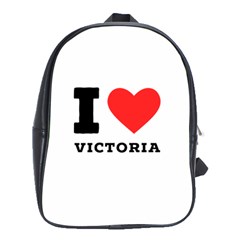 I Love Victoria School Bag (xl) by ilovewhateva