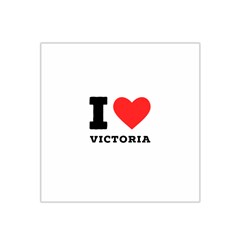 I Love Victoria Satin Bandana Scarf 22  X 22  by ilovewhateva