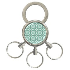 Pattern 307 3-ring Key Chain by GardenOfOphir