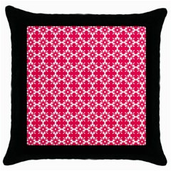 Pattern 308 Throw Pillow Case (black) by GardenOfOphir