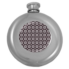 Pattern 309 Round Hip Flask (5 Oz) by GardenOfOphir