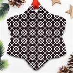 Pattern 309 Snowflake Ornament (Two Sides) Back