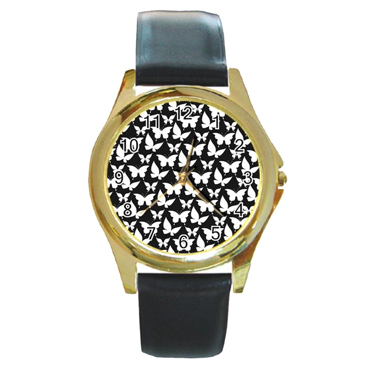 Pattern 322 Round Gold Metal Watch