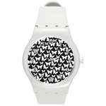 Pattern 322 Round Plastic Sport Watch (M) Front