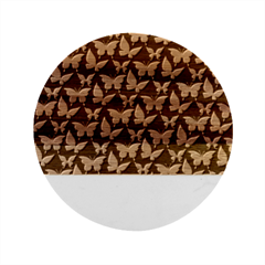 Pattern 322 Marble Wood Coaster (round) by GardenOfOphir