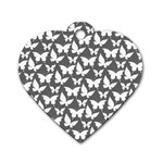 Pattern 323 Dog Tag Heart (Two Sides) Front