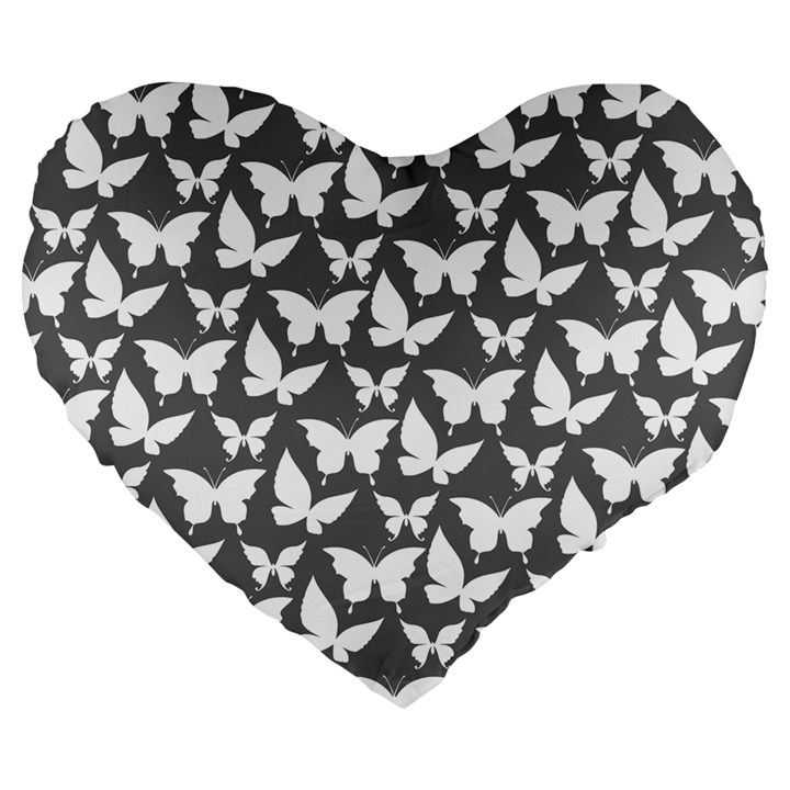 Pattern 323 Large 19  Premium Flano Heart Shape Cushions