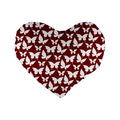 Pattern 324 Standard 16  Premium Flano Heart Shape Cushions by GardenOfOphir