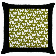 Pattern 325 Throw Pillow Case (black)