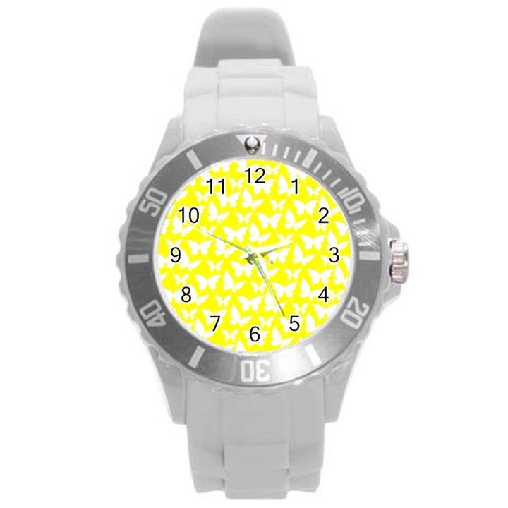 Pattern 326 Round Plastic Sport Watch (L)