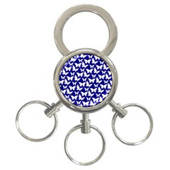 Pattern 331 3-ring Key Chain