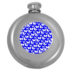 Pattern 332 Round Hip Flask (5 Oz) by GardenOfOphir