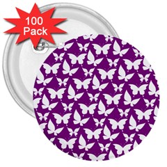 Pattern 333 3  Buttons (100 Pack)  by GardenOfOphir