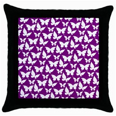 Pattern 333 Throw Pillow Case (black)