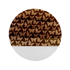 Pattern 333 Marble Wood Coaster (round)