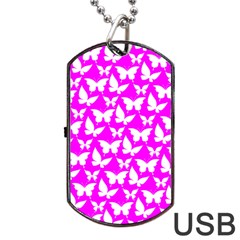 Pattern 334 Dog Tag Usb Flash (one Side) by GardenOfOphir