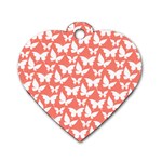 Pattern 336 Dog Tag Heart (One Side) Front