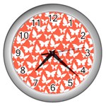 Pattern 337 Wall Clock (Silver) Front