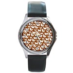 Pattern 339 Round Metal Watch Front