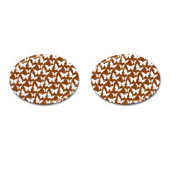 Pattern 339 Cufflinks (oval) by GardenOfOphir