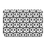 Gray Pretzel Illustrations Pattern Plate Mats 18 x12  Plate Mat