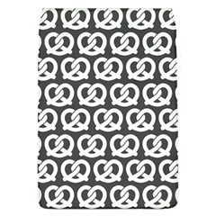 Gray Pretzel Illustrations Pattern Removable Flap Cover (l) by GardenOfOphir