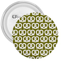 Olive Pretzel Illustrations Pattern 3  Buttons by GardenOfOphir