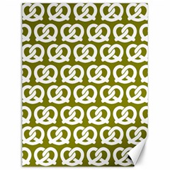 Olive Pretzel Illustrations Pattern Canvas 12  X 16  by GardenOfOphir