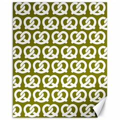 Olive Pretzel Illustrations Pattern Canvas 16  X 20  by GardenOfOphir