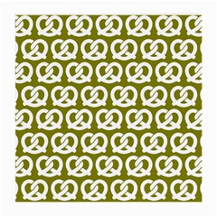 Olive Pretzel Illustrations Pattern Medium Glasses Cloth by GardenOfOphir