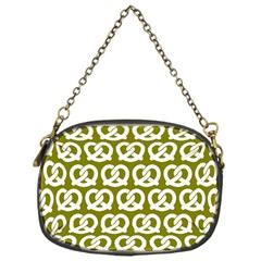 Olive Pretzel Illustrations Pattern Chain Purse (one Side) by GardenOfOphir