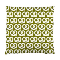 Olive Pretzel Illustrations Pattern Standard Cushion Case (one Side) by GardenOfOphir