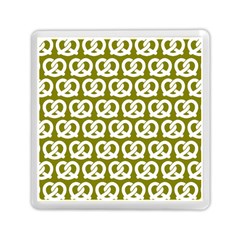 Olive Pretzel Illustrations Pattern Memory Card Reader (square) by GardenOfOphir