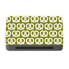 Olive Pretzel Illustrations Pattern Memory Card Reader With Cf by GardenOfOphir