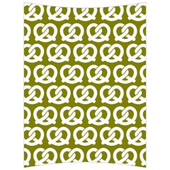 Olive Pretzel Illustrations Pattern Back Support Cushion by GardenOfOphir