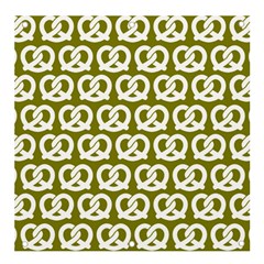 Olive Pretzel Illustrations Pattern Banner And Sign 4  X 4  by GardenOfOphir