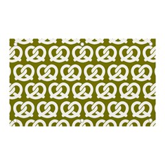 Olive Pretzel Illustrations Pattern Banner And Sign 5  X 3  by GardenOfOphir