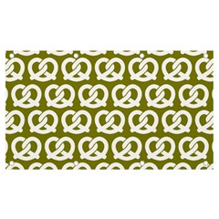 Olive Pretzel Illustrations Pattern Banner And Sign 7  X 4  by GardenOfOphir