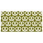 Olive Pretzel Illustrations Pattern Banner and Sign 8  x 4  Front