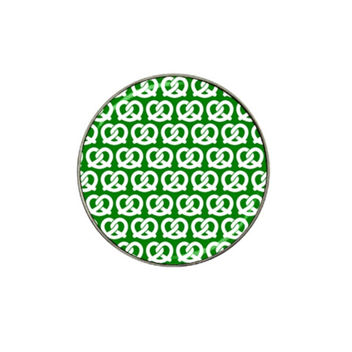 Green Pretzel Illustrations Pattern Hat Clip Ball Marker (10 pack)