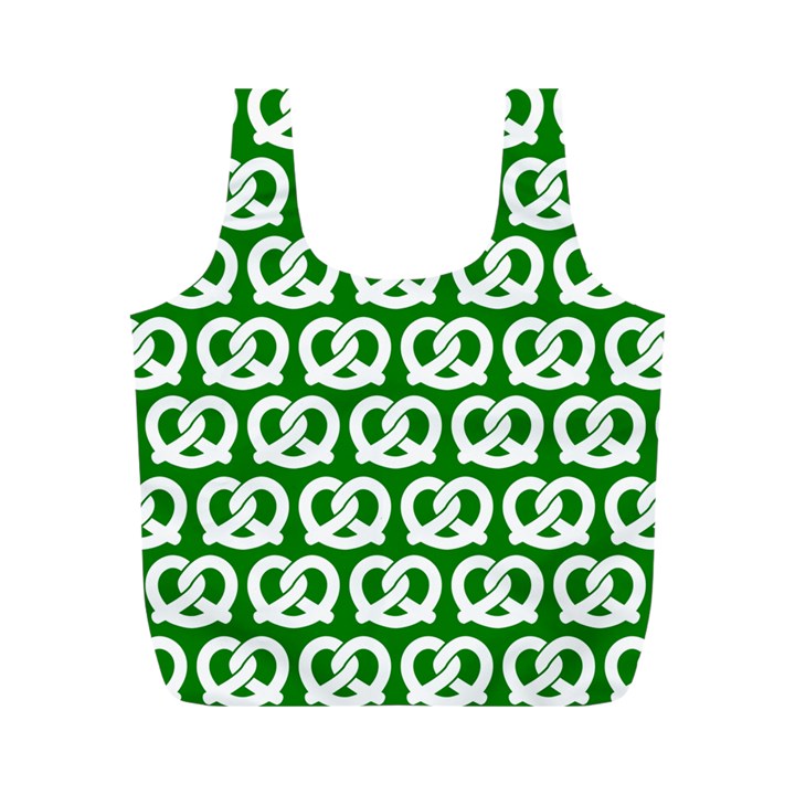 Green Pretzel Illustrations Pattern Full Print Recycle Bag (M)